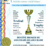 despre noi about us trophy for employees