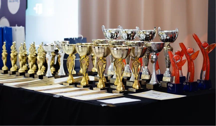 Diplome, premii si trofee oferite in cadrul galei Destine